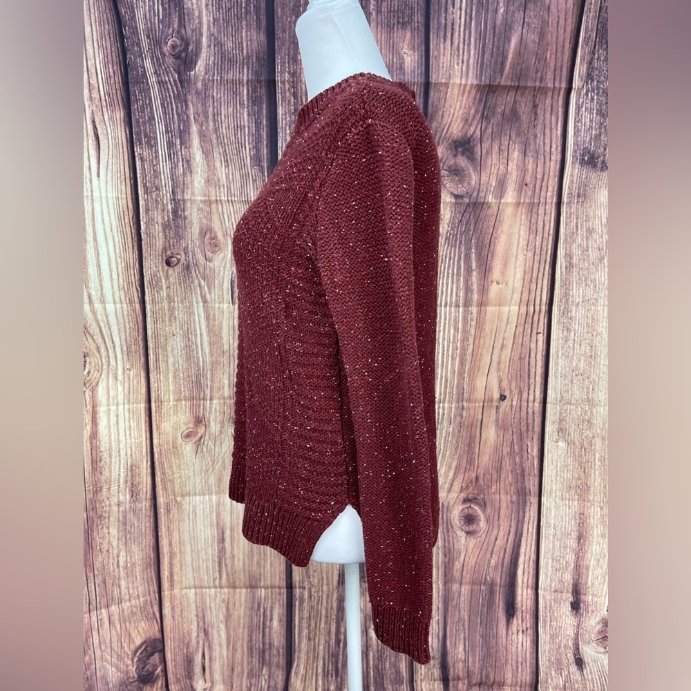 Hollister cotton wool blend long sleeve crew neck sweater women’s size S - Picture 4 of 16